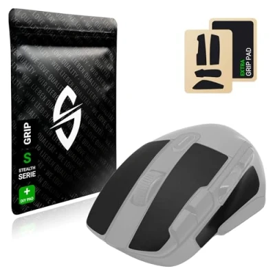 Image of SensoryBoost Grip tape / sticker set for Roccat Kone XP gaming mouse, anti slip, self adhesive, pre cut, sweat absorbent, upgrade kit