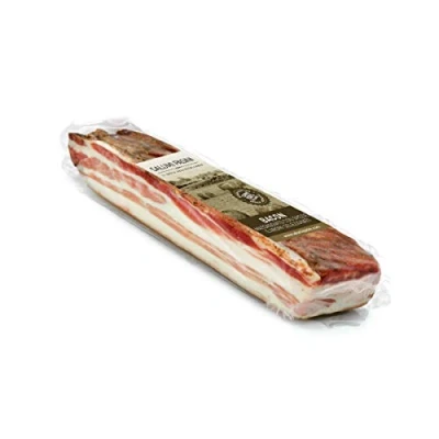 Image of Pancetta Affumicata Smoked Bacon Slice Italian Food by Salumi Pasini® 250 gr Gluten and Lactose Free