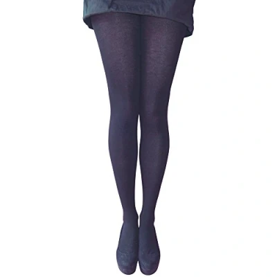 Image of Pretty Polly 40 Denier Opaque Tights with Silk Finish (4 Pair Multi Pack) (M/L (40&quot; 48&quot; Hip), Navy Blue)