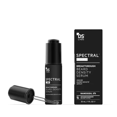 Image of Spectral.BRD Beard Growth Serum by DS Laboratories Facial Hair for Men, Accelerator, Thickener Reduce Patchiness a Fuller, Thicker (30ml)