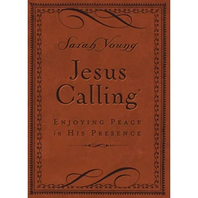 Image of Jesus Calling, Small Brown Leathersoft, with Scripture References: Enjoying Peace in His Presence (A 365 Day Devotional)