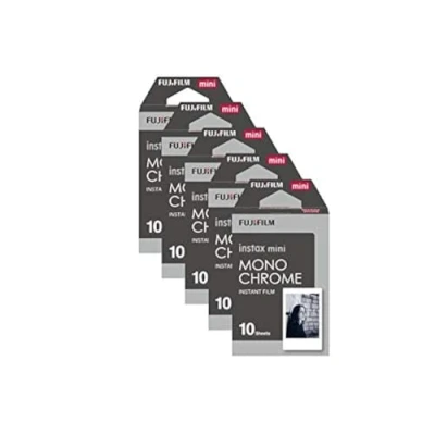 Image of Fujifilm Instax Mini Monochrome Instant Photo Film 50 Pack