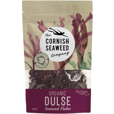 Image of The Cornish Seaweed Company Flaked Organic Dulse Flakes 40g (Pack of 4)