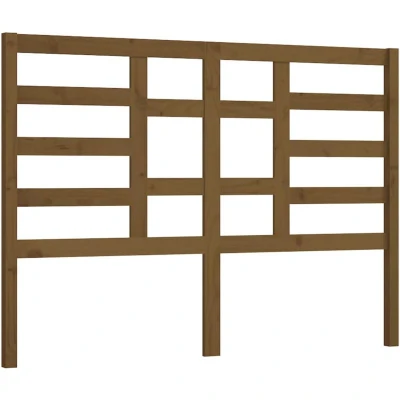 Image of vidaXL Bed Headboard Honey Brown 156x4x104 cm Solid Wood Pine