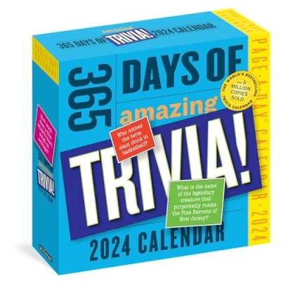 Image of 365 Days of Amazing Trivia! Page A Day Calendar 2024: The World&#039;s Bestselling Trivia