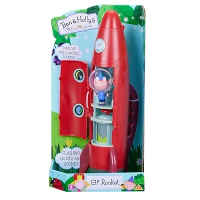 Image of Ben &amp; Holly 07713 Electronic Elf Rocket, Preschool, Gift for 3 6 Year Old, Little Kingom, Interactive Toy with Lights and Sounds