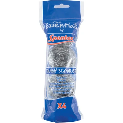Image of Spontex Essentials Tough Scourers, Pack of 4