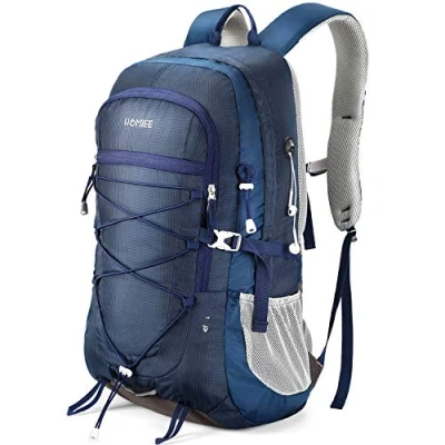 Image of HOMIEE 45L 60L Hiking Rucksack for Men Women, Waterproof Walking backpack Lightweight Skiing Camping Trekking Travel Fishing, Cycling, Climbing