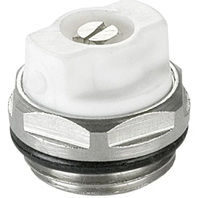 Image of Pepte 1/2 Inch Manual Radiator AIR Vent Bleed Plug Valve