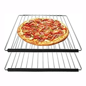 Image of HYFIVE Oven Shelf Protectors Burn Guard Heat Resistant Silicone Cooker Strips 2 Pack Black Edge Guards Disability Elderly Aid Safety at Home