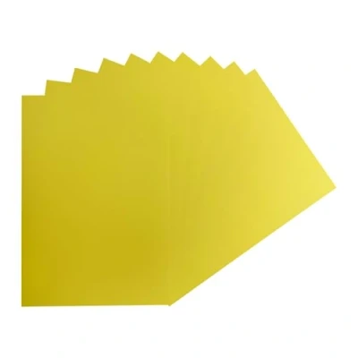 Image of Pack of 50 A4 Light Yellow Coloured Card 160gsm Sheets