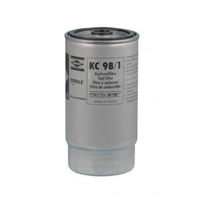 Image of 79896184 Fuel Filter MAHLE ORIGINAL KC 98/1 Spin on BMW: 7