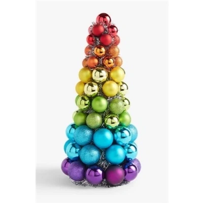 Image of Christmas Workshop Rainbow Bauble Table Tree