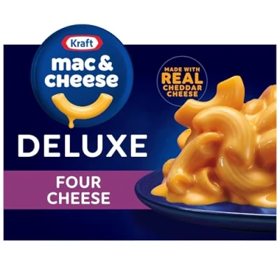 Image of Kraft Deluxe Four Cheese Mac and Dinner, 14 oz Box