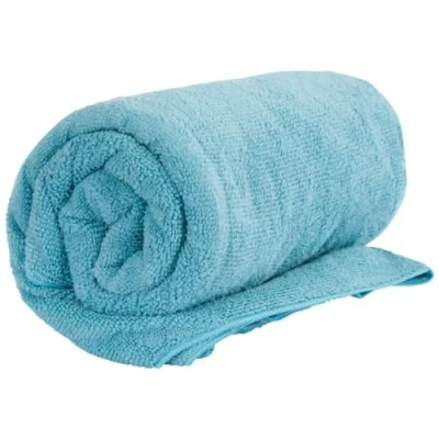 Image of Trespass Wringin, Bluebottle, Soft Quick Drying Microfibre Towel with Mesh Bag 135cm x 70cm, Blue
