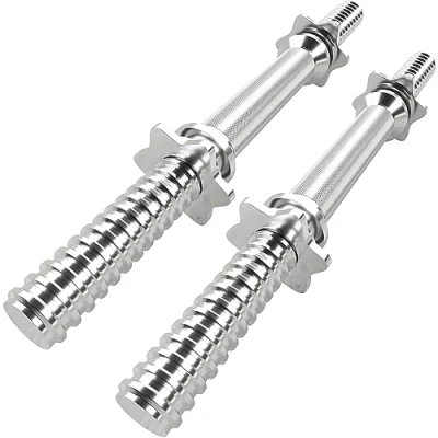 Image of GYM MASTER Pair of Dumbbell Bars with Spinlock Collars