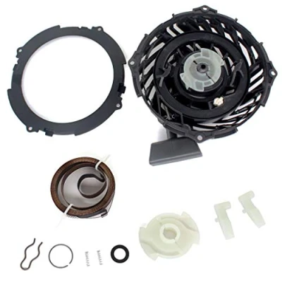 Image of Aisen pull starter with repair kit suitable for Briggs &amp; Stratton engine 300E 450E 500E 550E 550EX 575EX 600E 625E replaces 593959 591139 590588 08P502 093J02