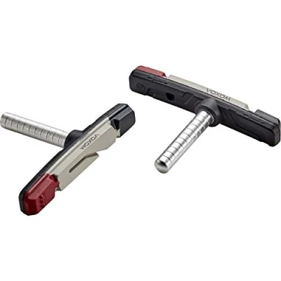 Image of Voxom for cantilever brakes MTB bicycle brake shoes BRS22, black, pads mountain bikes