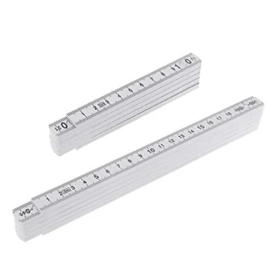 Image of SUCHUANGUANG 1M 2M 10 parts Folding Carpenters Ruler Lightweight Compact Measuring Stick Slide Fold Up for Woodworking Floding Rule