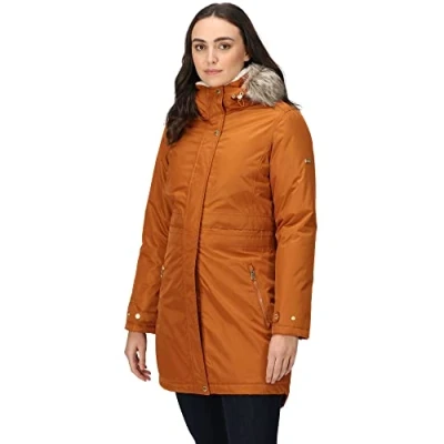 Image of Regatta Women&#039;s Lyanna Jackets Waterproof Insulated, CopperAlmond, 14 UK