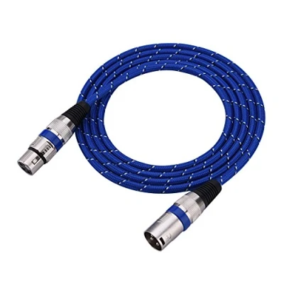 Image of Tihebeyan XLR Cable, 3Pin Male to Female Adapter Mic Microphone Balanced Cable Patch Jack Extender Cord Audio for Mixer Preamp(1.8M)