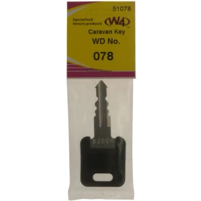 Image of W4 WD Replacement Caravan Key No078 Black