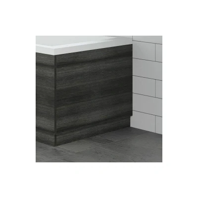 Image of Artis Grey Wood Bath End Panel 700mm