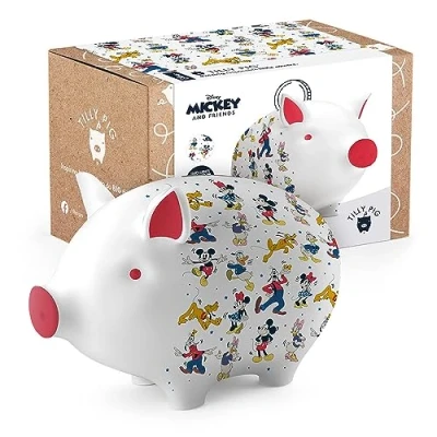 Image of Tilly Pig Disney Ceramic Piggy Bank Kids Boys Girls Sensational Six Money Box