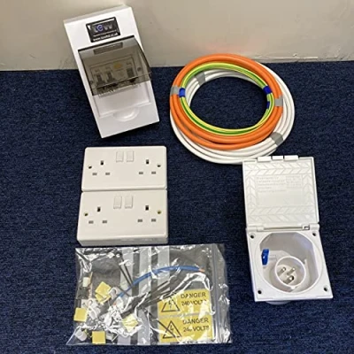 Image of TEW 240V Mains Electric Hook Up Installation Kit Campervan Motorhome Conversion 10