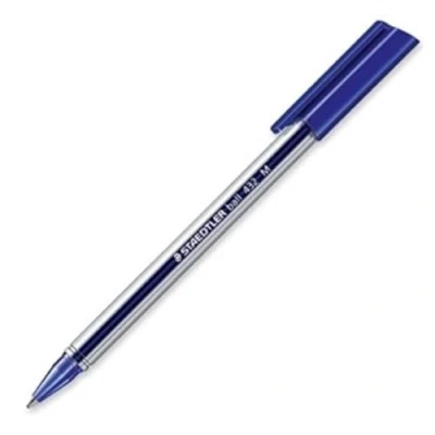 Image of STAEDTLER 432 M 3 Office Colours Ballpoint Pen Line Width 0.45 mm Pack of 10 Blue