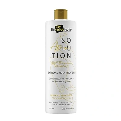 Image of Renew Hair Professional Brazilian Afro Smoothing treatment,Kera Protein,Texture Release 1000ml Formalhendy Free