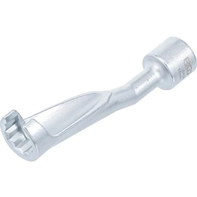 Image of BGS 8434 Special Wrench for Injection Lines BMW, Opel 2.5TD, Mercedes Benz 12,5 mm (1/2&quot;) Drive 17