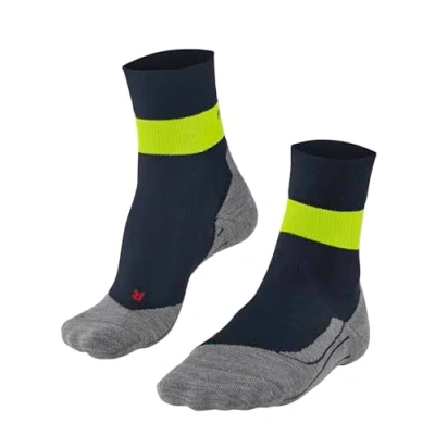 Image of FALKE Men&#039;s RU Compression Stabilizing M SO Lyocell Functional Yarn With 1 Pair Running Socks, Blue (Space 6116) new, 5.5 7.5