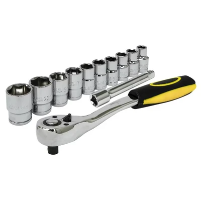 Image of Rolson 38653 1/2&quot; Dr. Ratchet Handle &amp; Sockets