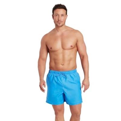 Image of Zoggs Men&#039;s Mosman Swim Shorts Trunks, Blue Ecodura, UK X Large/Waist 38 Inch