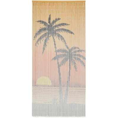 Image of vidaXL Bamboo Insect Door Curtain 90 x 200 cm