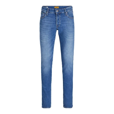 Image of Jack &amp; Jones Jjiglenn Jjicon Slim fit jeans, Men&#039;s, Size: 36x32, Blue denim