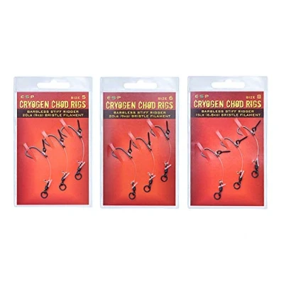 Image of ESP Cryogen Chod Rig With Bait Screw Barbed OR Barbless: Barbless 6