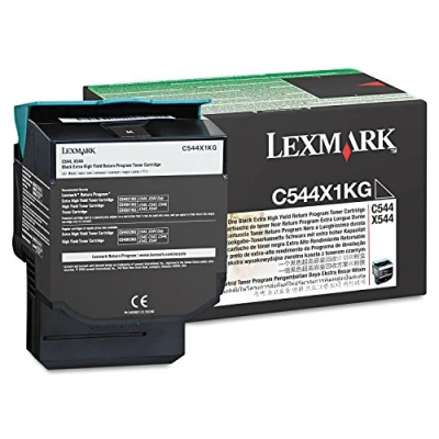 Image of Lexmark C544/X544 Series Extra High Yield Return Program Toner Cartridge Black