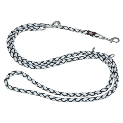 Image of Trixie Safer Life Cavo Reflect Adjustable Leash, Large X Large, Grey/Black