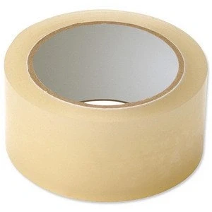 Image of 5 Star Office Packaging Tape Low Noise Polypropylene 48mm x 66m Clear Pack 6