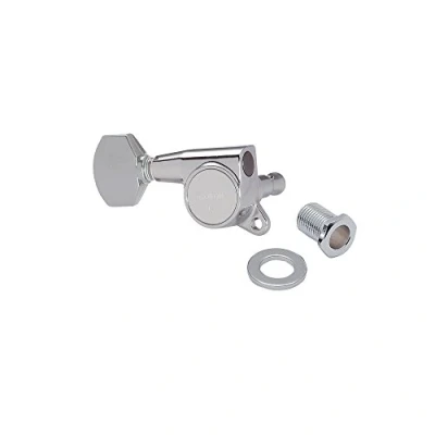 Image of Gotoh 381 Series 6 In Line with Straight Sided Mini Buttons Chrome, Left Handed