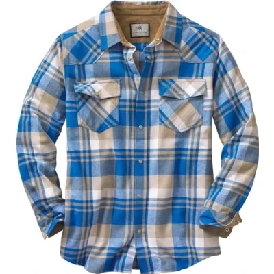 Image of Legendary Whitetails Men&#039;s Shotgun Western Flannel Button Down Shirt, Liberty Range Plaid, XXL UK