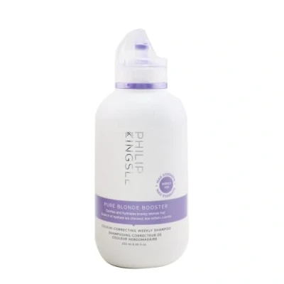 Image of Philip Kingsley Pure Blonde Booster Purple Shampoo Colour Correcting For Blonde, Silver, Grey Platinum Bleached, Brassy, Highlighted Hair Orange Brassiness and Yellow Tones 150ml