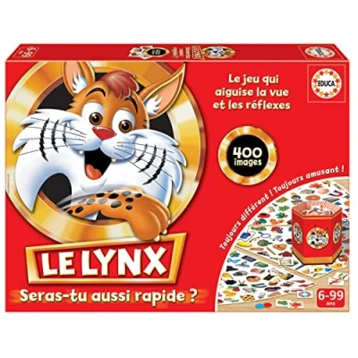 Image of Educa 16042 Educational board game Lynx 400 Images with Application [instructions may not be in English]