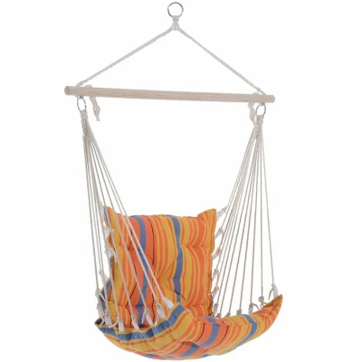Image of Outsunny Garden Hammock Cushioned Chair Patio Swing Seat for Outdoor Porch Yard Deck84A 015OG