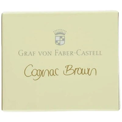 Image of Graf von Faber Castell 6 Ink cartridges Cognac