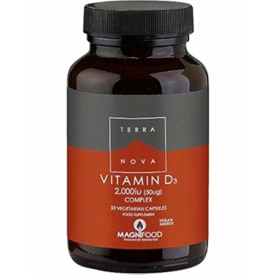Image of Terranova Vitamin D3 2000iu Complex 100caps