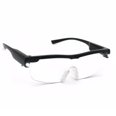 Image of 180% Magnifying Glasses for Hobbies with Light Reading Rechargeable LED Lighted Hands Free Design Close Work Elderly Visually Impaired