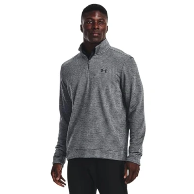 Image of Under Armour Men&#039;s Storm SweaterFleece Quarter Zip Sweatshirt, (012) Pitch Gray / Gray, XXL